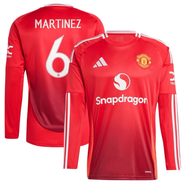 24-25 adidas Manchester United Fan Version Home and Away Long Sleeve Jersey